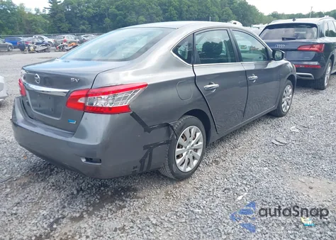 2015 Nissan Sentra S z USA, uszkodzony, nr VIN 3N1AB7APXFY344102